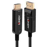 Lindy Video- / Audiokabel - DisplayPort (M) bis HDMI (M) - 10 m