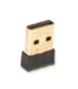 Bakker Evoluent4 Wireless - USB-Receiver - Schwarz - Gold