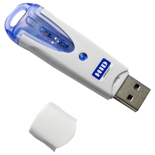 HID Identity OMNIKEY 6121 - USB 2.0 - Blau - Grau - 10 g