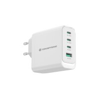 Conceptronic ALTHEA22W100 4-Port 100W GaN USB-PD-Ladegerät USB-C x 3 USB-a 1...