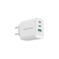 Conceptronic ALTHEA21W65 3-Port 65W GaN USB-PD-Ladegerät USB-C x 2 USB-A 1...