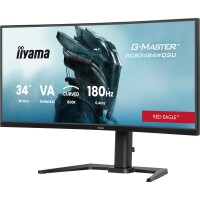 Iiyama GCB3484WQSU-B1 34 Red Eagle UWQHD Curved - Flachbildschirm (TFT/LCD) - 86,4 cm