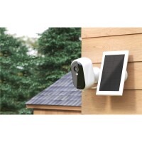 ARLO Essential 2K Outdoor Überwachungskamera & Solarpanel für den Außenbereich, 2er Set, IP-Sicherheitskamera, Innen & Außen, Kabellos, Decke/Wand, Weiß, Bullet (shape)
