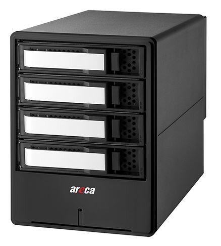Areca Thunderbolt 3 USB 3.2 Gen2 Raid Storage ARC-8050t3u-4A ext. Netzteil - PC-/Server Netzteil - Thunderbolt