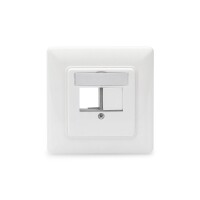 DIGITUS Frontplatte und Einbaurahmen für Multimedia / Keystone Module