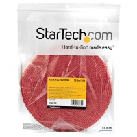 StarTech.com 15,2 m Klettbandrolle - Wiederverwendbare...