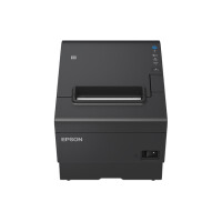 Epson TM-T88VII (132): USB - Ethernet - PoweredUSB - Black - Thermodruck - POS-Drucker - 180 x 180 DPI - 500 mm/sek - 1,41 x 3,39 mm - Text - Grafik - Barcode - 2D-Strichcode