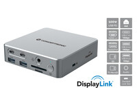 Conceptronic DisplayLink USB 3.2 Gen 2 D 15-in-1