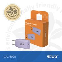 Club 3D CAC-3025 USB Ladegerät 30 W Lila Innenbereich