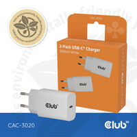 Club 3D CAC-3020 USB Ladegerät 30 W Weiß...