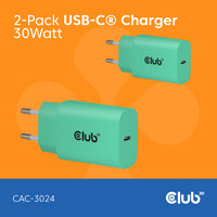Club 3D CAC-3024 USB Ladegerät 30 W Grün...