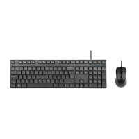 Targus Tastatur-und-Maus-Set - full size - antimicrobial - USB - QWERTY - Spanisch - Tastatur - QWERTY
