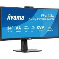 Iiyama TFT XCB3497WQSNPH VA 34//2xHDMI/DP/USB-C/curved - Flachbildschirm (TFT/LCD) - 86,4 cm