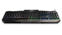 MEDIARANGE Gaming-Set Tastatur 104 Tast+ Maus 6-Tast UK - Tastatur - 2.400 dpi
