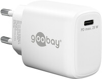 Goobay USB-C PD Schnellladegerät 25 W weiß
