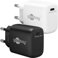 Goobay USB-C PD Schnellladegerät 25 W weiß