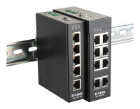 D-Link DIS-100E-8W - Unmanaged - L2 - Fast Ethernet...