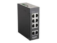 D-Link DIS-100E-8W - Unmanaged - L2 - Fast Ethernet (10/100) - Vollduplex - Rack-Einbau - Wandmontage