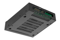 Icy Dock MB491SKL-B - 8,89 cm (3.5") - Carrier Panel - Schwarz - 2.5" - SATA - Serial Attached SCSI (SAS) - Metall