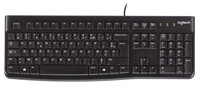 Logitech Keyboard K120 for Business - Volle Größe (100%) - Kabelgebunden - USB - AZERTY - Schwarz