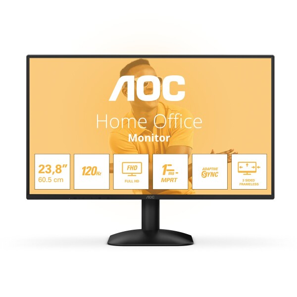 AOC 24B31H - LED-Monitor - 24" 23.8" sichtbar - Full HD - Flachbildschirm (TFT/LCD) - 60,5 cm
