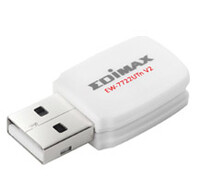 Edimax WL-USB EW-7722UTn V3 N300 2T2R Wireless USB Adapter - WLAN - 0,3 Gbps