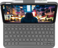 Logitech Slim Folio, QWERTY, Dänisch, Finnisch, Norwegisch, Schwedisch, 1,8 cm, 1 mm, Apple, iPad (10th gen) Model: A2696, A2757, A2777