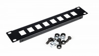 Equip Patchpanel 10" mit Keystone Montage 1U schwarz...