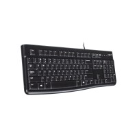 Logitech Keyboard K120 for Business, Kabelgebunden, USB, QWERTY, Schwarz
