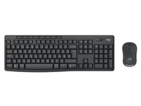 Logitech MK370 Combo for Business - Kabellos - RF Wireless + Bluetooth - Mecha-Membran-Schlüsselschalter - QWERTY - Graphit - Maus enthalten