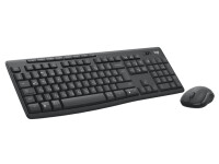 Logitech MK370 Combo for Business - Kabellos - RF Wireless + Bluetooth - Mecha-Membran-Schlüsselschalter - QWERTY - Graphit - Maus enthalten
