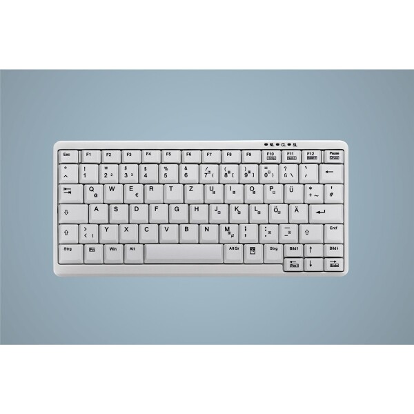Cherry Active Key AK-4100-U-W/GE - Mini - Kabelgebunden - USB - Mechanischer Switch - QWERTZ - Weiß
