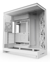 NZXT PC-Gehäuse H9 Flow Weiss - Midi/Minitower - ATX