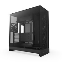 NZXT H9 Flow 2025 All Black Midi Tower ATX Gaming...