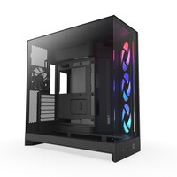NZXT H9 Flow RGB schwarz matt Tempered Glass x 2 -...