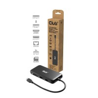 Club 3D Dockingstation - 8 in 1 Hub USB C auf HDMI 2.0+...