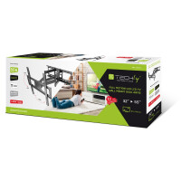 Techly ICA-PLB 3646 - 200 x 200 mm - 400 x 400 mm - -20 - 10° - -60 - 60° - Stahl - Schwarz