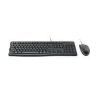 Logitech MK120 - Volle Größe (100%) - Kabelgebunden - USB - Schwarz - Maus enthalten
