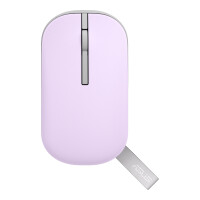 ASUS Marshmallow MD100 - Beidhändig - Optisch - RF Wireless + Bluetooth - 1600 DPI - Grün - Violett