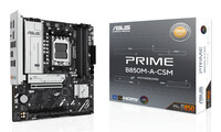 ASUS PRIME B850M-A-CSM, AMD, Sockel AM5, AMD Ryzen 7000 Series, AMD Ryzen 8000 Series, AMD Ryzen 9000 Series, Sockel AM5, DDR5-SDRAM, 256 GB - Mainboard - AMD Sockel AM5 (Ryzen Zen4)