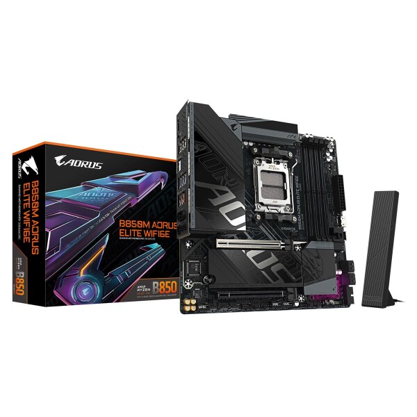 Gigabyte B850M A ELT WF6E B850 AM5 mATX DDR5 - Mainboard - AMD Sockel AM5 (Ryzen Zen4)
