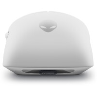 Dell Alienware Pro Wireless Gaming Mouse, Beidhändig, Optisch, RF Wireless + USB Type-C, 26000 DPI, 0,25 ms, Weiß