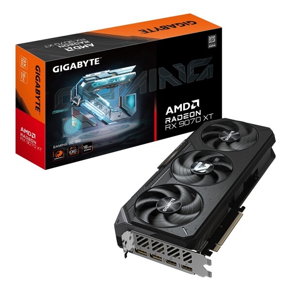Gigabyte Radeon RX 9070 XT GAMING OC 16G Grafikkarte HDMI/DP - Grafikkarte - PCI-Express