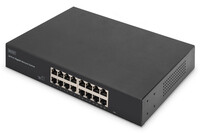 DIGITUS Switch 19 Zoll Unmanaged - Switch - 1 Gbps