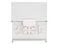 Lanberg 19" 1U FIBER PATCH PANEL 12XSC SIMPLEX/12XLC DUPLE (FOP1-12SS-LDS) - Glasfaser (LWL) - Rack-Modul