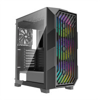 Xilence Xilent Breeze II ATX PC Case X812.ARGB Gaming schwarz - Gehäuse - Midi/Minitower - ATX