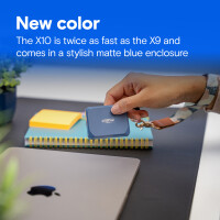 Crucial X10 - SSD - verschlüsselt - 1 TB - extern...