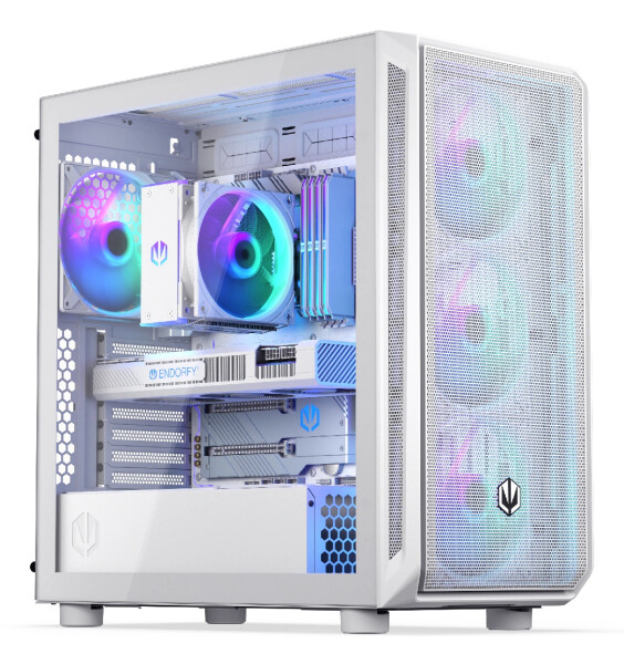 ENDORFY Arx 700 ARGB White weiss Tempered Glass - Gehäuse - ATX