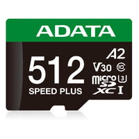 ADATA Speed plus microSDXC UHS-I U3 Class 10 V30 A2 - Extended Capacity SD (MicroSDHC)