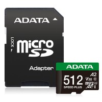 ADATA Speed plus microSDXC UHS-I U3 Class 10 V30 A2 -...